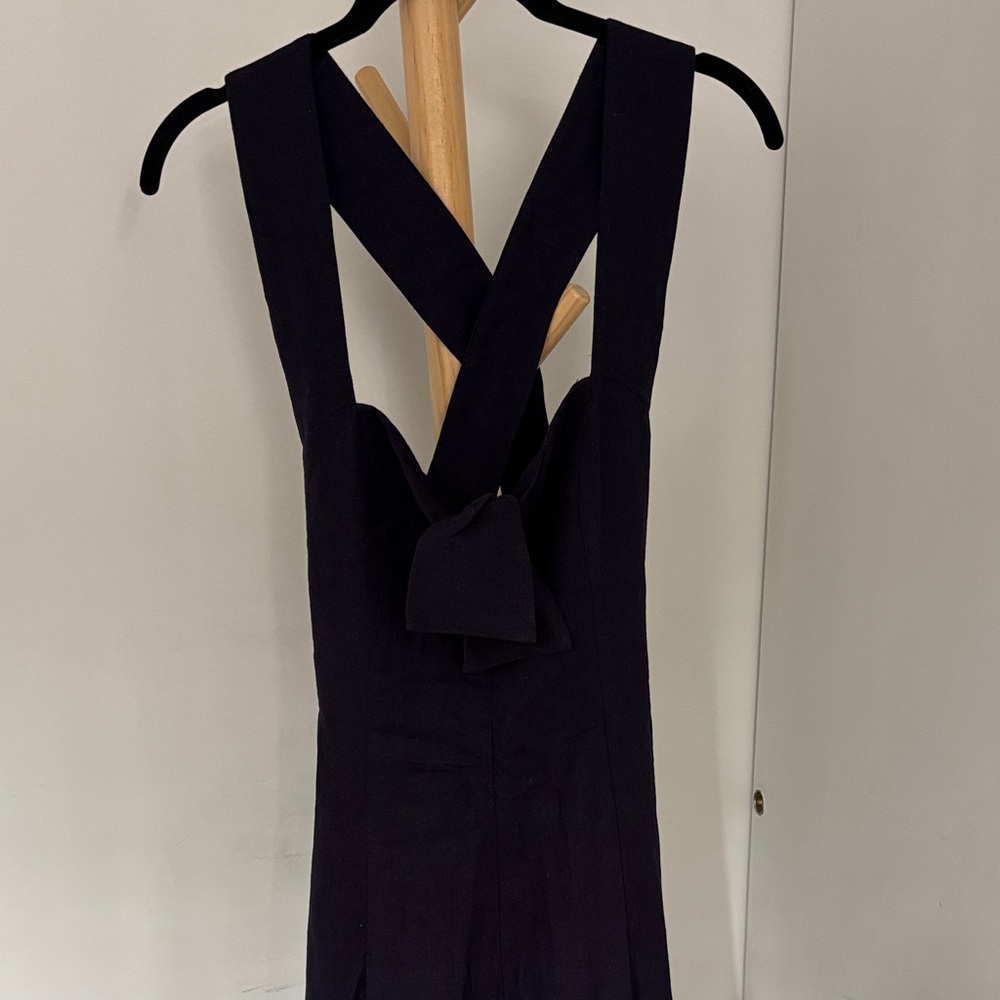 Elegant Navy Maxi Dress